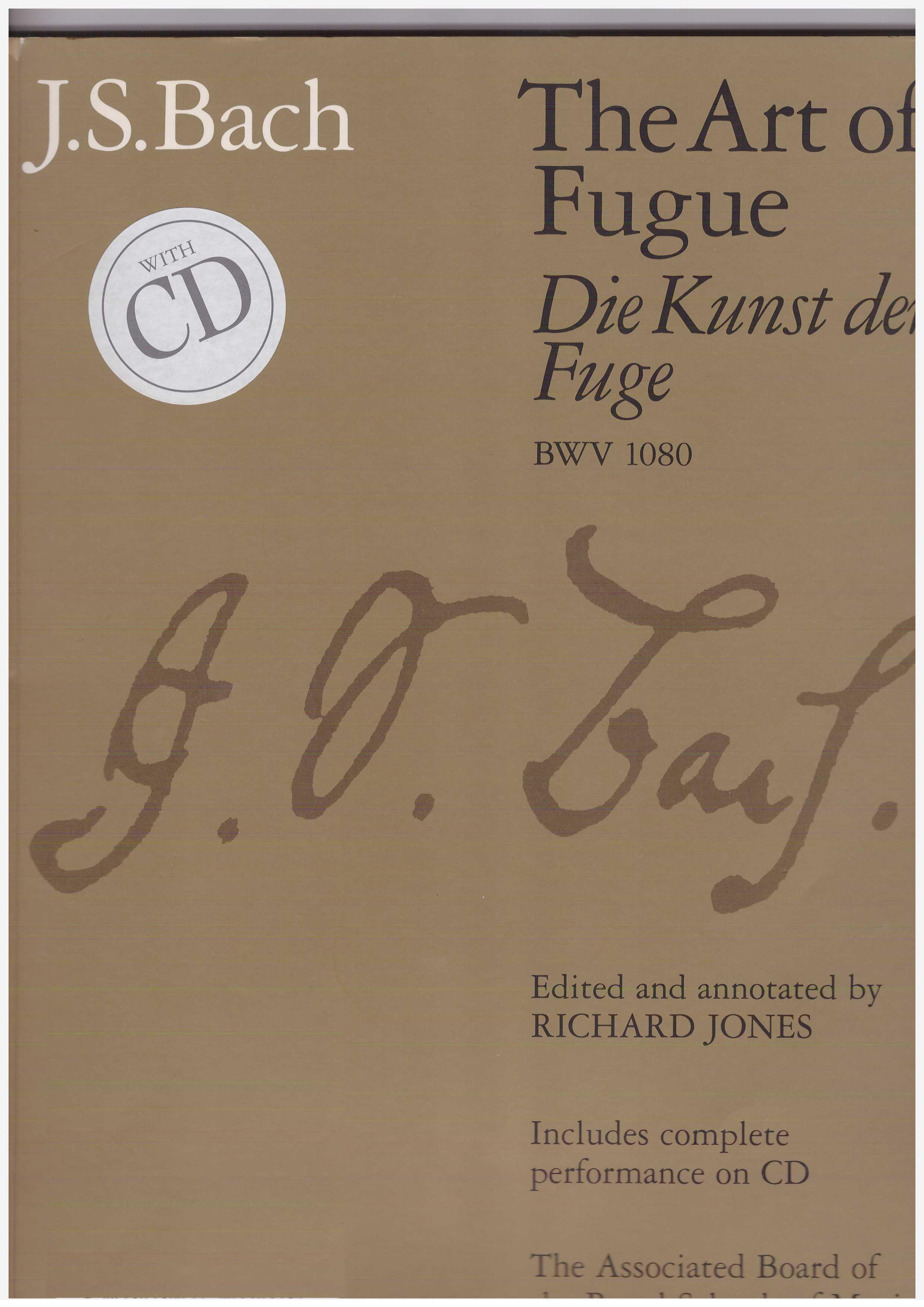 J.S. Bach: The Art of Fugue BWV 1080 with CD