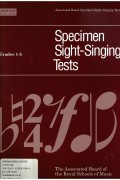 Specimen Sight-Singing Tests G1-5